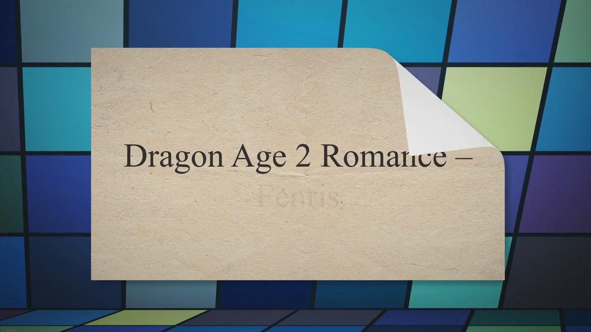 Guide to Dragon Age 2 Romance Building a Relationship with Fenris