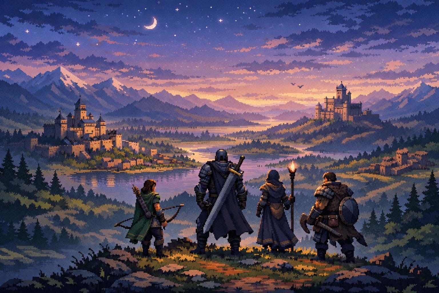 Retro PC RPG Party Composition for New Players